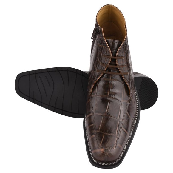 LIBERTYZENO Brown MAN MADE LACE-UP BOOTS main image 7